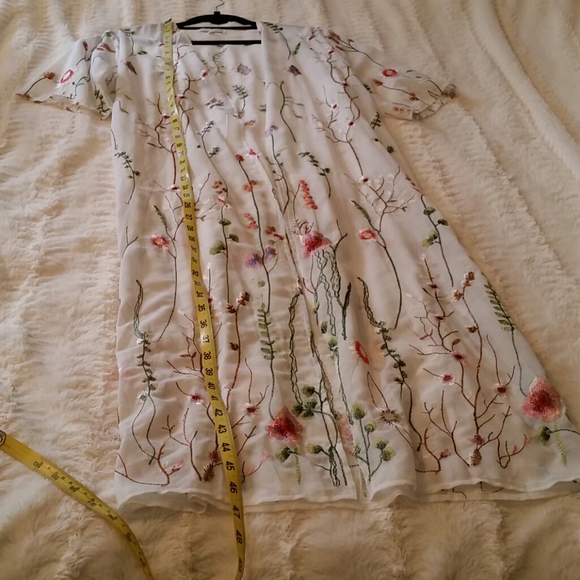 Embroidered Duster Cardigan - Picture 9 of 9